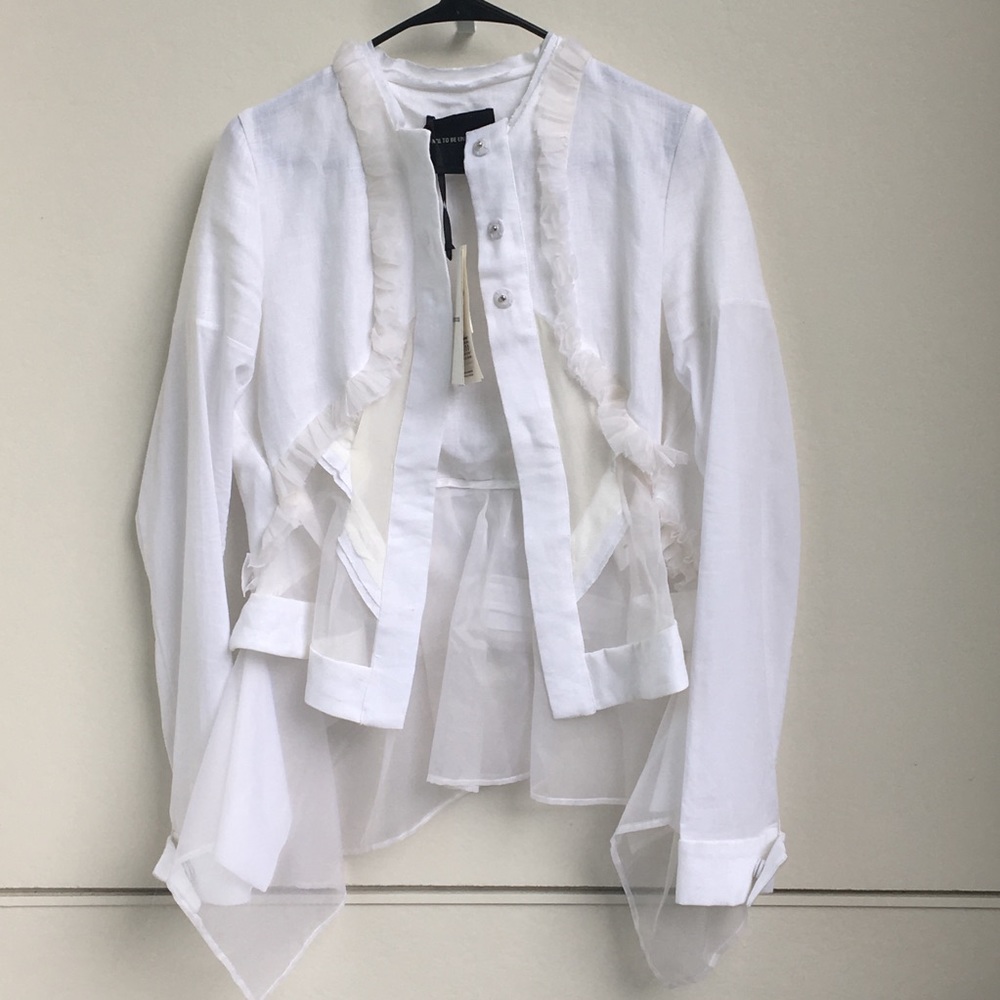 White and Cream Blazer